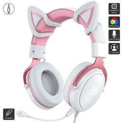 Onikuma X10 Kitty Pink Headphone
