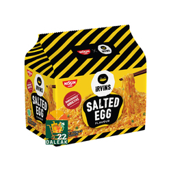 NISSIN IRVINS SALTED EGG NOODLES-110G / មីគោកពងទាប្រៃ
