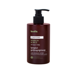 ក្រែមបន្ទន់សក់ប្រូតេអ៊ីនសំបុកដង្កូវនាងអង្ករ Bodia 500ml