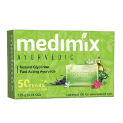 medimix AYURVEDIC Natural Glycerine Fast Acting Ayurveda 50 YEARS OF CELEBRATING SKIN 125 g (4.41 OZ)