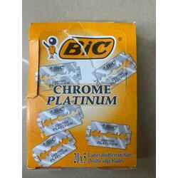 BiC Chrome Platinum Double Edge Razor 20x5BIC