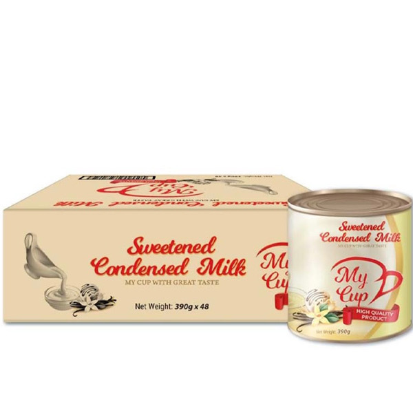 MY CUP Sweetened Condensed Milk - 1 Case 