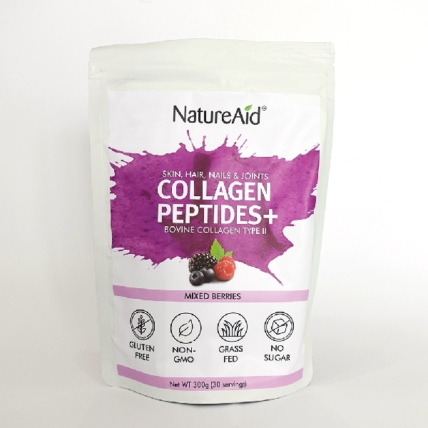 NatureAid Collagen Peptide Type 2 - Mixed Berries Flavor
