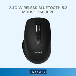 WT-B1007 2.4G  Wireless Bluetooth 5.2 Mouse 1600DPI