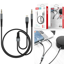 Cable Convertor 2-in-1 AUX 3.5mm to (AUX, Lightning)