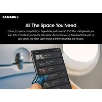 SAMSUNG EVO Select Micro SD-Memory-Card + Adapter, 512GB microSDXC 130MB