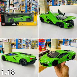 Car alloy Lamborghini Revuelto Green1.18