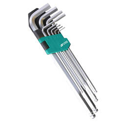 ឈុតសោតាន់ ( HKS9 )Hex Key Set (9 Pcs) 1.5, 2, 2.5, 3, 4, 5, 6, 8, 10MM