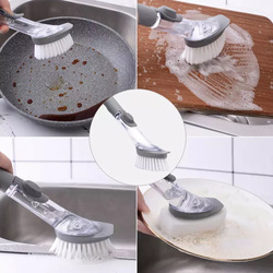 2in1 Kitchen Cleaning Brush and Sponge