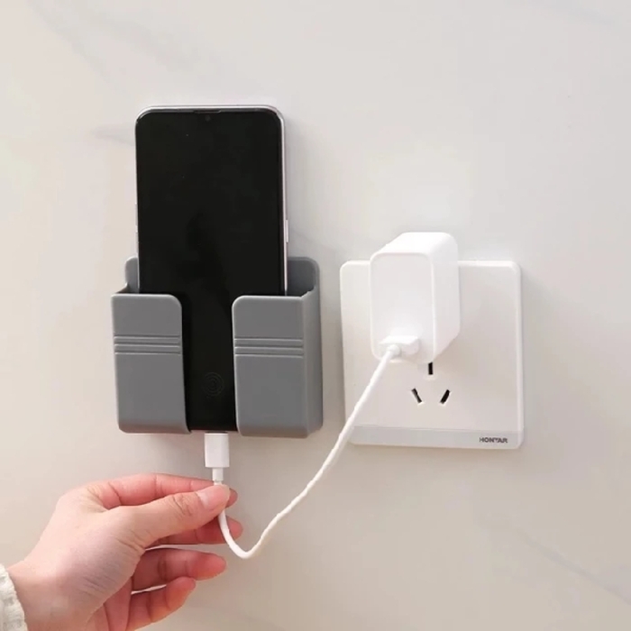 Wall Mounted Phone/Remote Control Holder