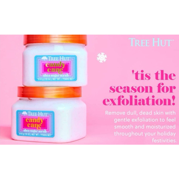 Tree Hut Candy cane shea sugar scrub 