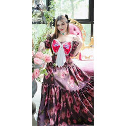  [ Bow Vintage | Vintage Bow] SET សូត្រអ៊ីតាលី #Pink Brown 