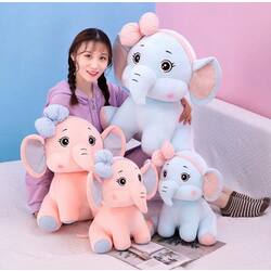 Elephant with Bow Plushie