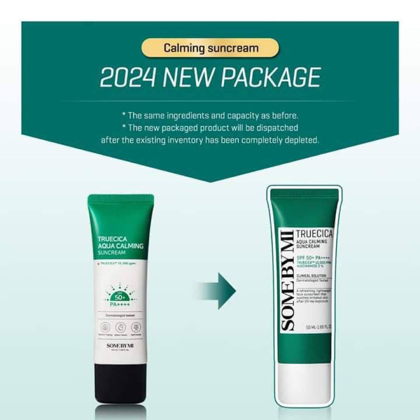 Somebymi Truecica aqua calming Suncream SPF 50+ PA++++