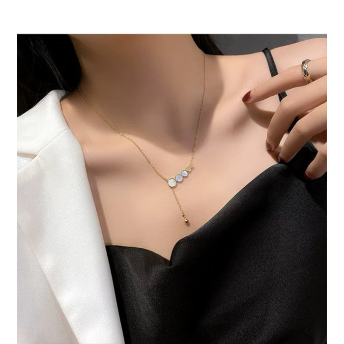 N32 Woman's Fashion Necklace ខ្សែកនារី