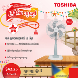 Toshiba Electric Fan 16inch/F-ALD50KH(G)
