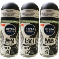 Nivea Roll-On 50ml - 3 Bottles 