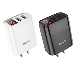 HOCO Power Charger C86 LED Display Dual USB