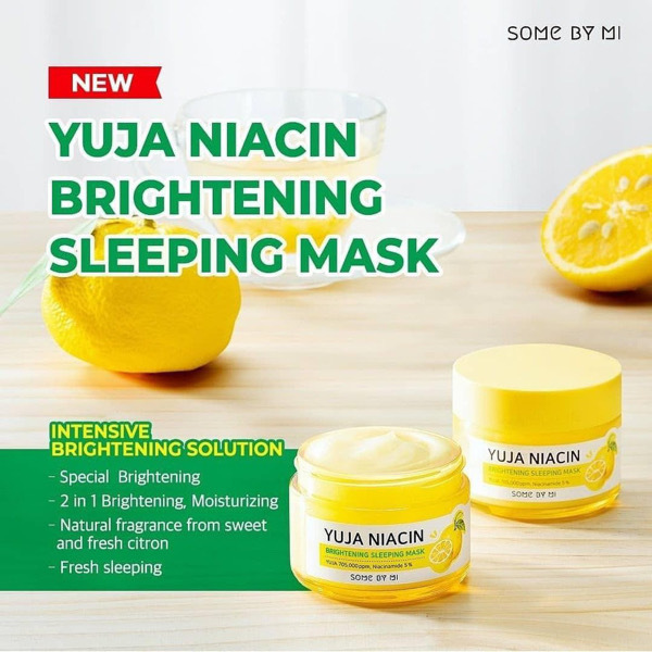 SOME BY MI Yuja Niacin Brightening Sleeping Mask 60g