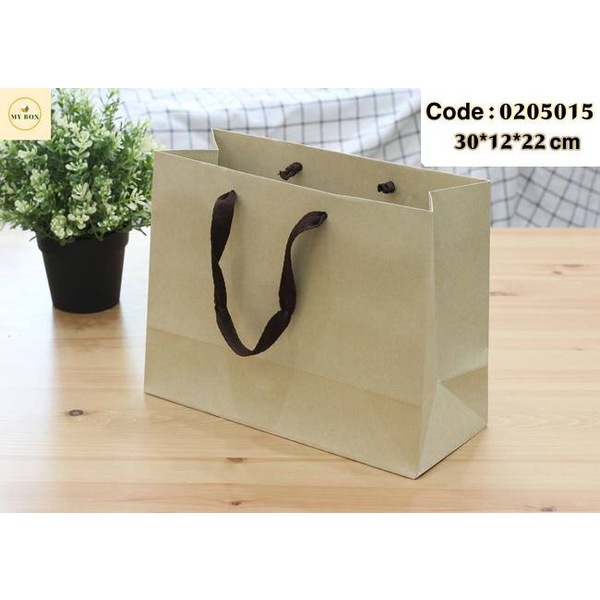#0205015 Shopping Paper Bag Size M 30x12x22cm- 20PCS