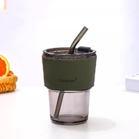 450ml Portable Coffee Cup with leather Cover