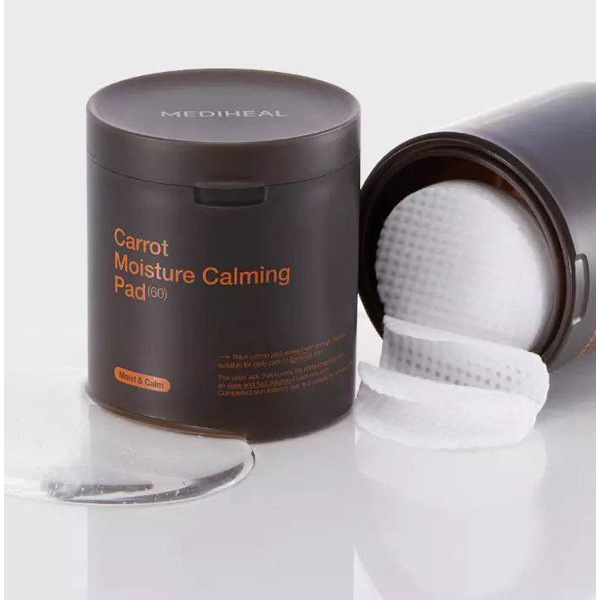 Mediheal Carrot Moisture Calming Pad 60