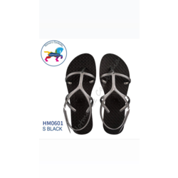 Hotmarzz S Black Flip Flop
