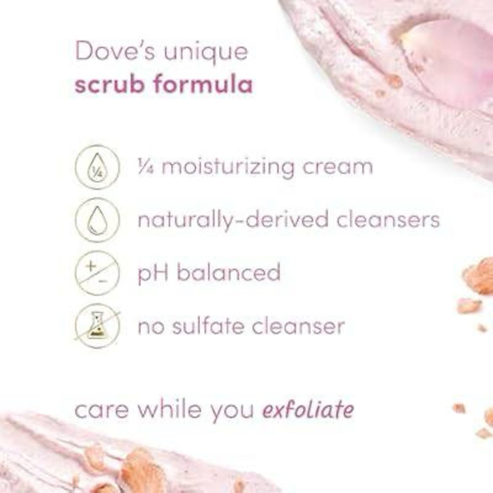 [Dove]Himalayan salt & Rose oil Body Scrub 