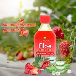 CHULA Aloe Vera Juice Strawberry 350ml 