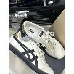 Onitsuka Tiger Tokuten Sneaker (White & Black & Gold)