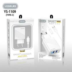 YESPLUS SMART CHARGER &FAST CABLE For Type-C 1 Set