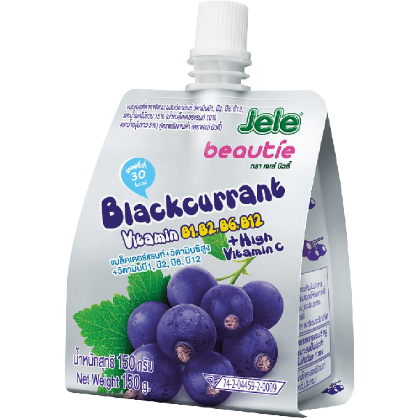 Jele Beautie Jelly Fruit Juice Blackcurrant 150g