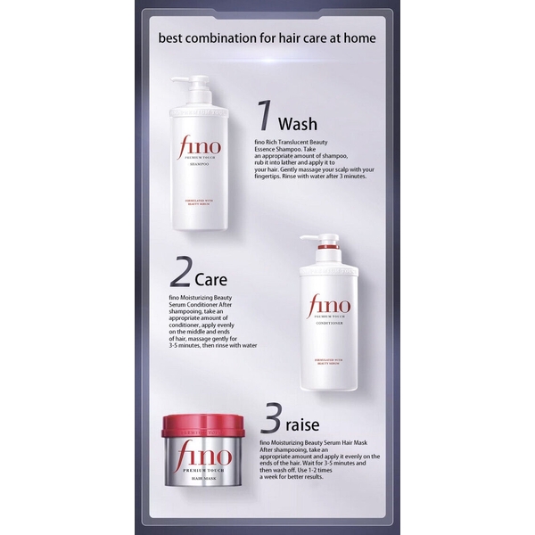 Shiseido Fino Premium Touch Hair Shampoo & Conditioner Ser