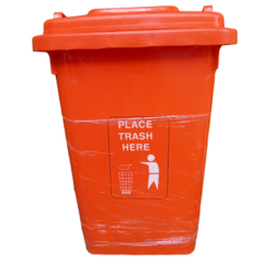 Trash Bin 60L Orange