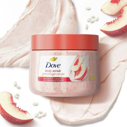 [Dove]White peach & Crushed rice Body Scrub 