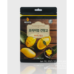 Misota / ស្វាយសម្ងួតធម្មជាតិ C0652-Misota Natural dried mango C0652 - bag 100g (M02)