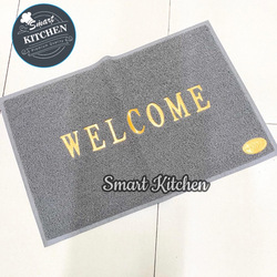 Welcome Floor Mat 60x90cm - Grey