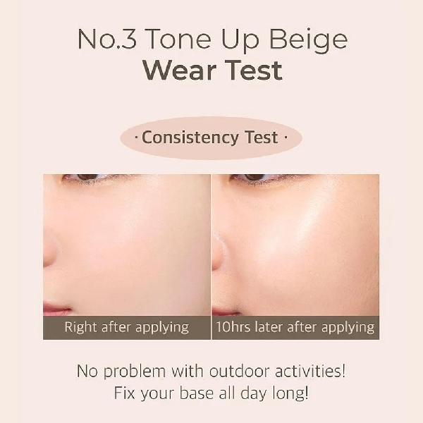 Numbuzin No.3 Porcelain Base-Skip Tone Up Beige/ឡេ foundation