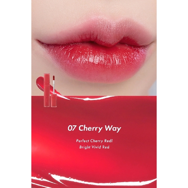 rom&nd Dewyful Water Tint Lipstick- 07 Cherry Way/ក្រែម