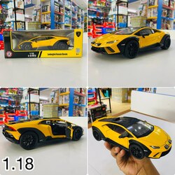Car Alloy Lamborghini Huracan Sterrato1.18 Yellow