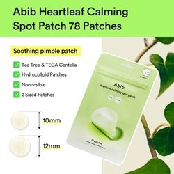 Abib Heartleaf Calming Spot Patch 78pcs