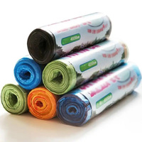 2 Rolls Plastic Trash Bag 15PCS/Roll