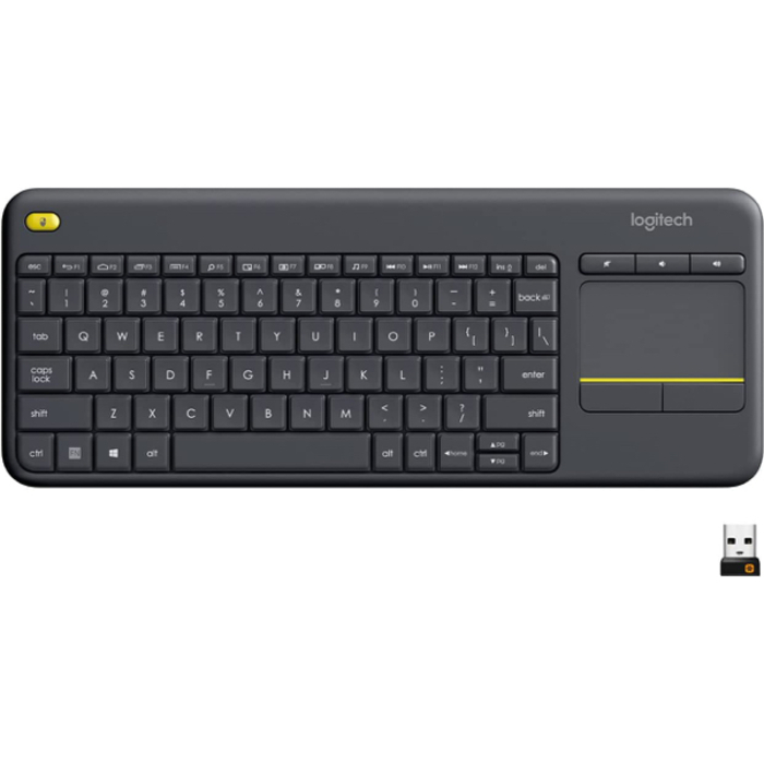 Logitech K400 plus Media Control PC to TV entertainment from your couch