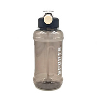 1L Water Bottle with Straw