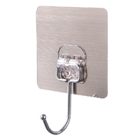 10PCS Stainless Steel Self Adhesive Hook