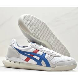 Onitsuka Tiger Ultimate 81 EX Sneakers (White & Directoire Blue & Red)