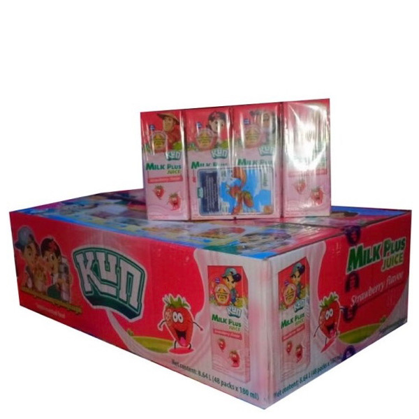 KUN Milk 3 FLAVORS 180ml - 1 Case 