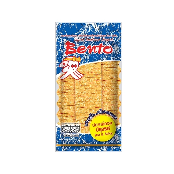 BENTO Seafood Snack Squid Hot & Spicy 20g