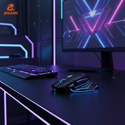 JEQANG_JM-620# Wire illuminated Game Mouse RGB/Black/1pcs