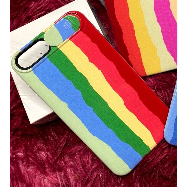 iPhone 7/8 Plus 2 Plastic Layers Rainbow Phone Case